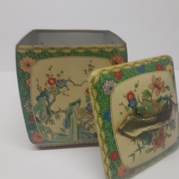 Vintage Flour Tea Canister Tin Japanese - Picture 3 of 9